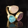 Azul cielo, rosa y púrpura
