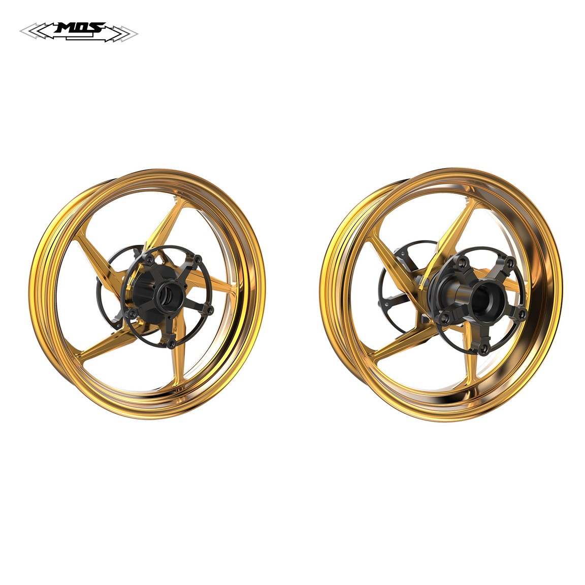 
Новое Кованое колесо MOS из алюминиевого сплава для мотоцикла Yamaha TMAX 530 2017 2018 2019 / TMAX 560 2020 2021 - 5 Дизайн спиц 