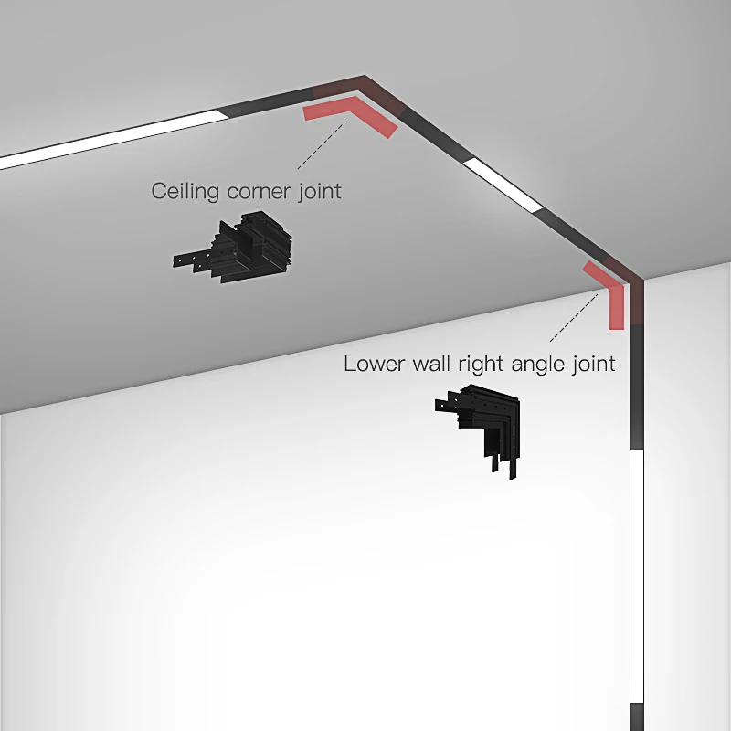 
 Hot selling scon LED TRACK Light  24v 1500mm Recessed LED Linear Light System  