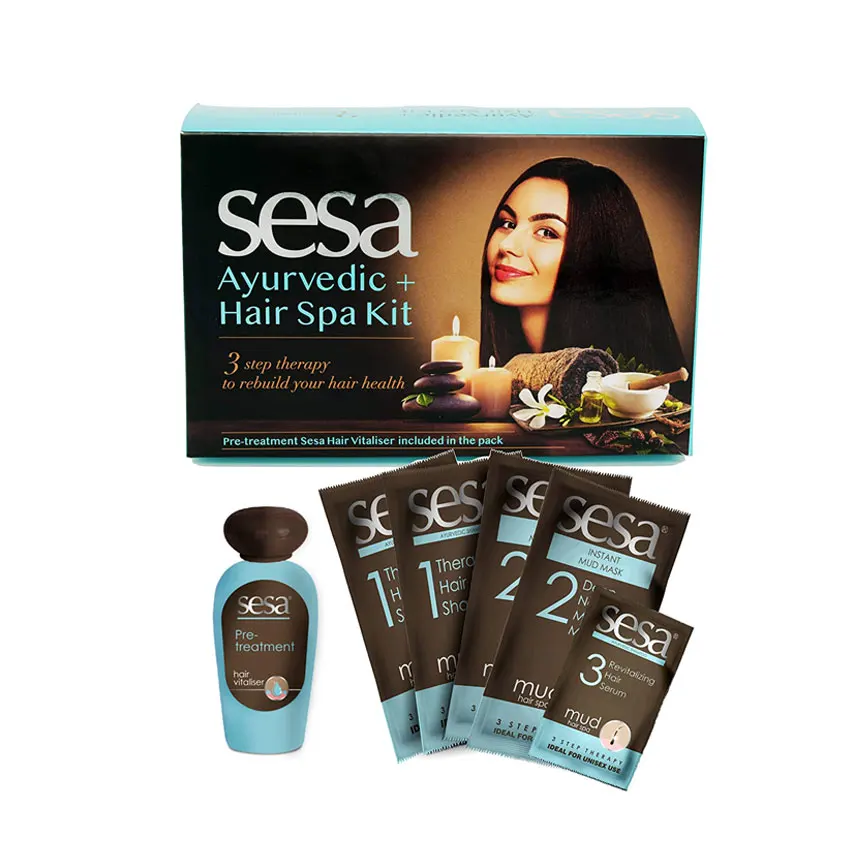 Sesa Ayurvedic Hair Spa Kit For Damaged Hair,Bulk Supplier India Cream -  Buy Natural Spa Kit,Ayurvedic Kit,Hair Care Kit Product on 