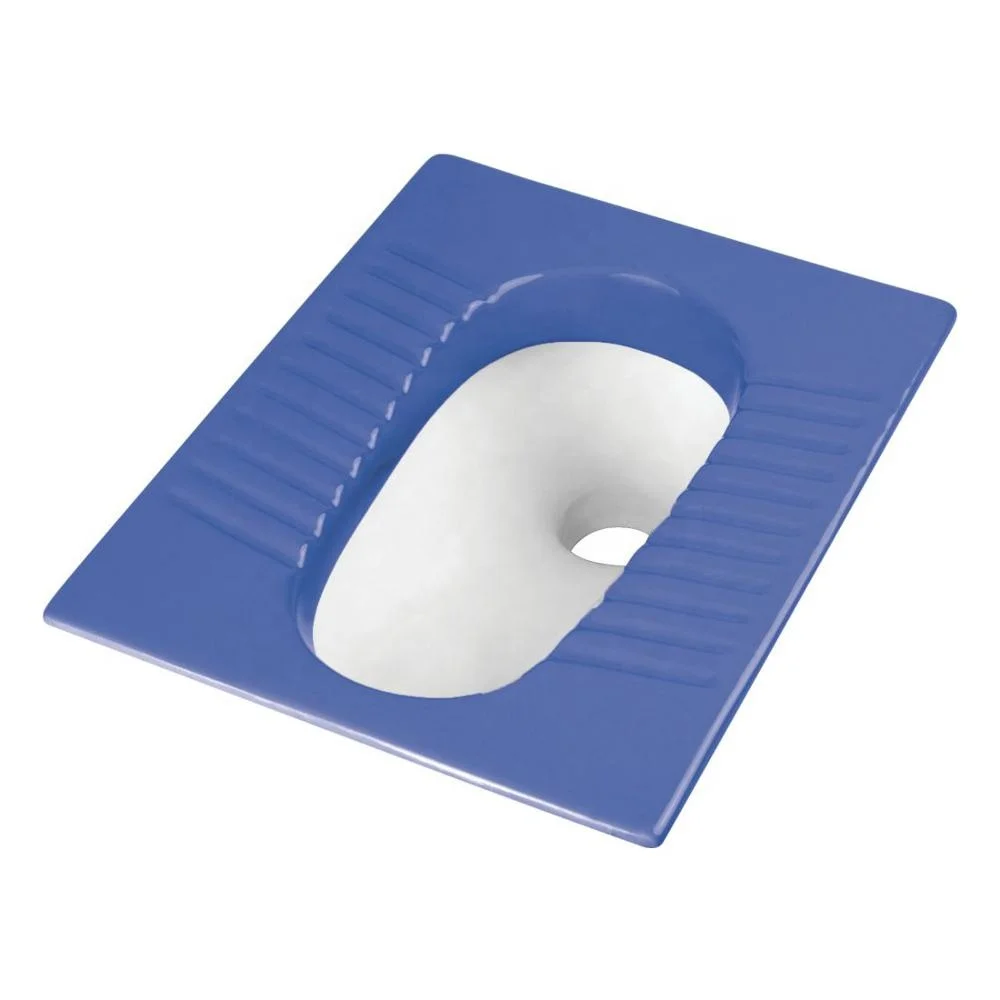 
 Керамическая санитарная посуда, форма из двух частей, квадратные сковороды, унитаз для воды, синяя двухцветная фарфоровая посуда для ванной комнаты, фарфоровый продукт  