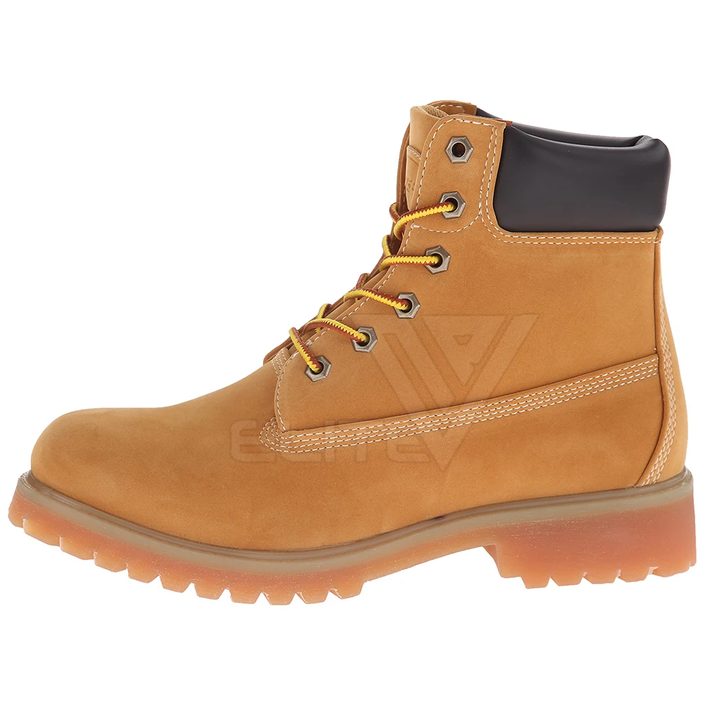 Factory Stylish Shoes Waterproof Rubber Leather Winter Men Boots Quick