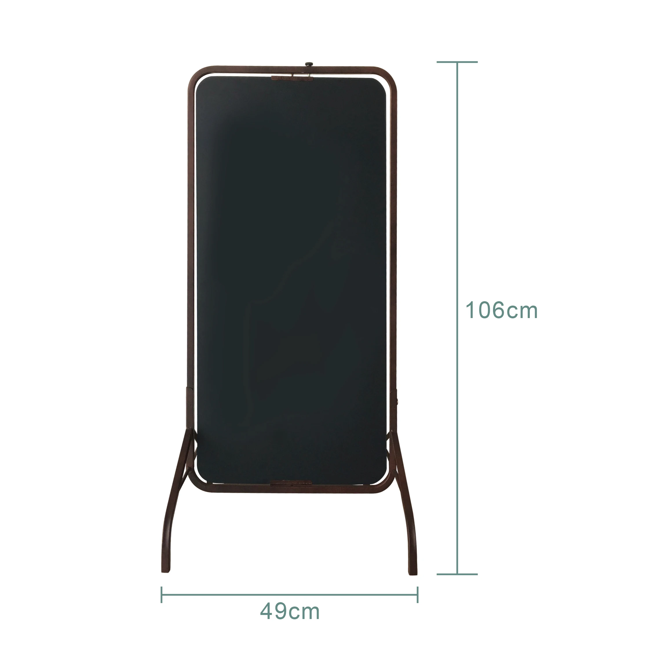 Промышленный стиль, магнитная доска для тротуара, Двусторонняя черная доска, стоячий знак