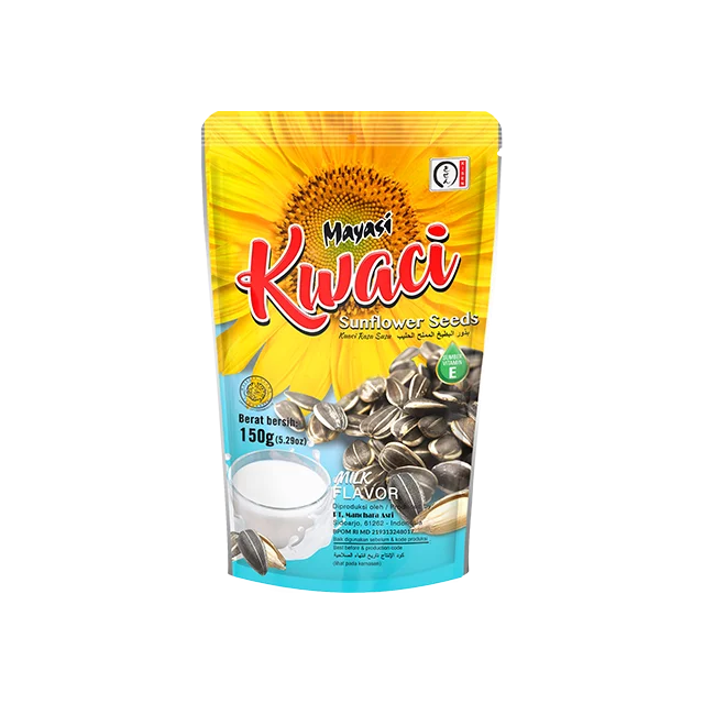 Aperitivo De Semillas De Girasol,Mejor Calidad,Mayasi Kwaci,150 Gr,Sabor A  Leche - Buy Semilla De Girasol De Tuerca De Indonesia,Mayasi Paquete Bolsa  De Pie,Aperitivos En Indonesia En La Mejor Calidad Product on 