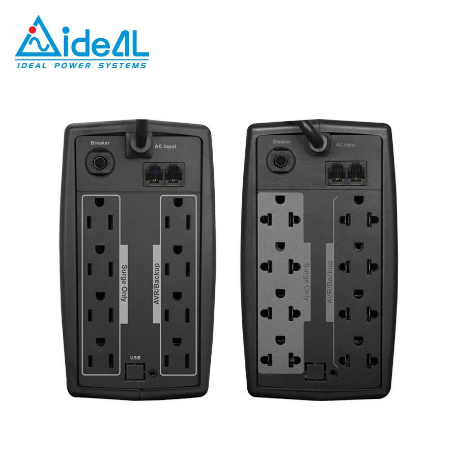 Line Interactive UPS 1KVA with Battery Backup Power Supply System