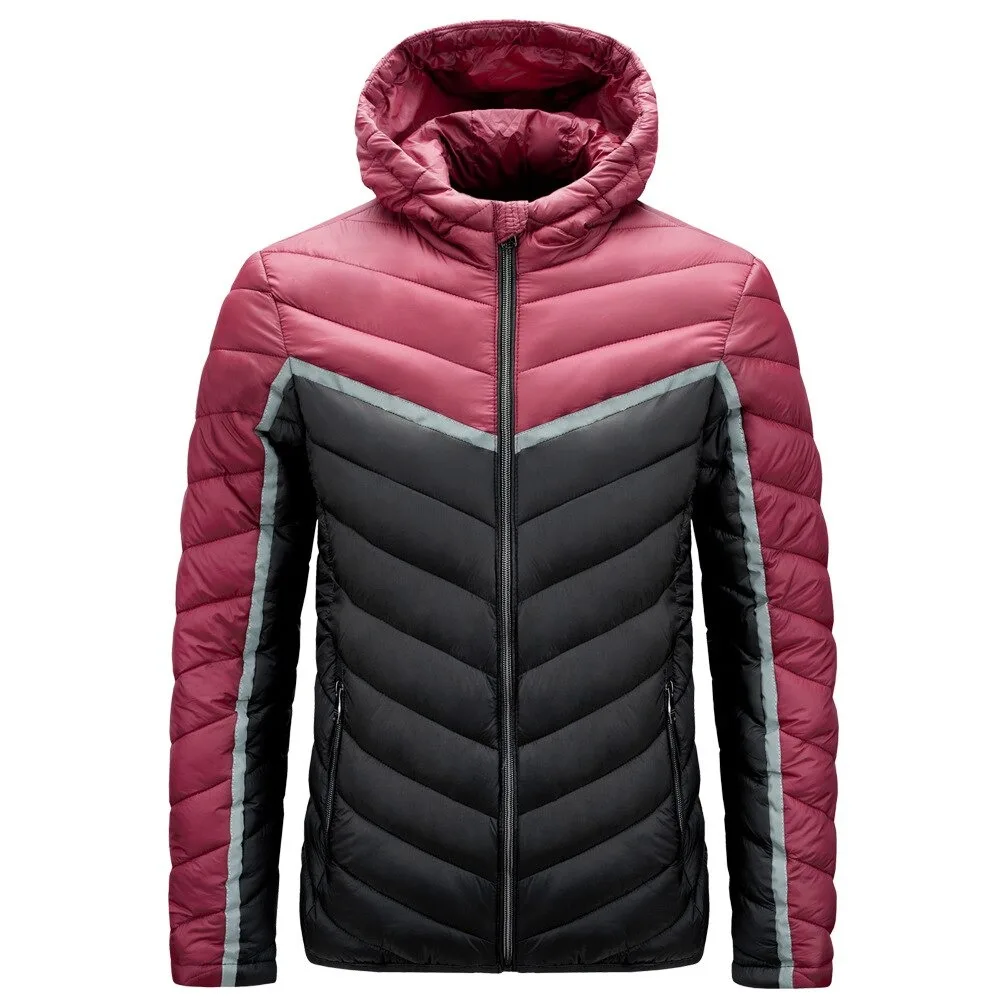 Custom Printed Mens Padded Coats Bubble 