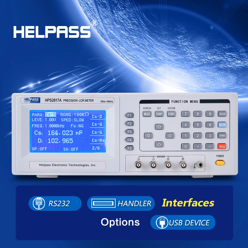 HPS2817A Digital LCR Meter Capacitance Meter ESR Meter