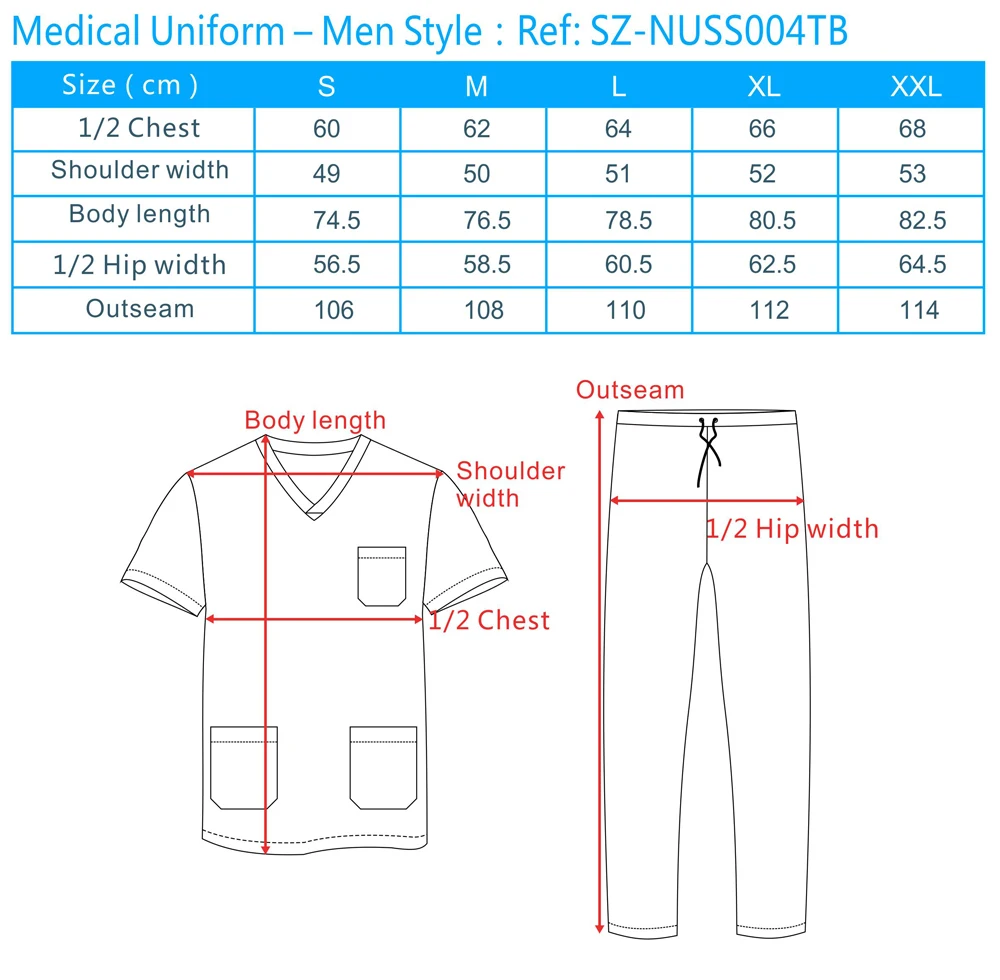 Uniform size. Uniform size