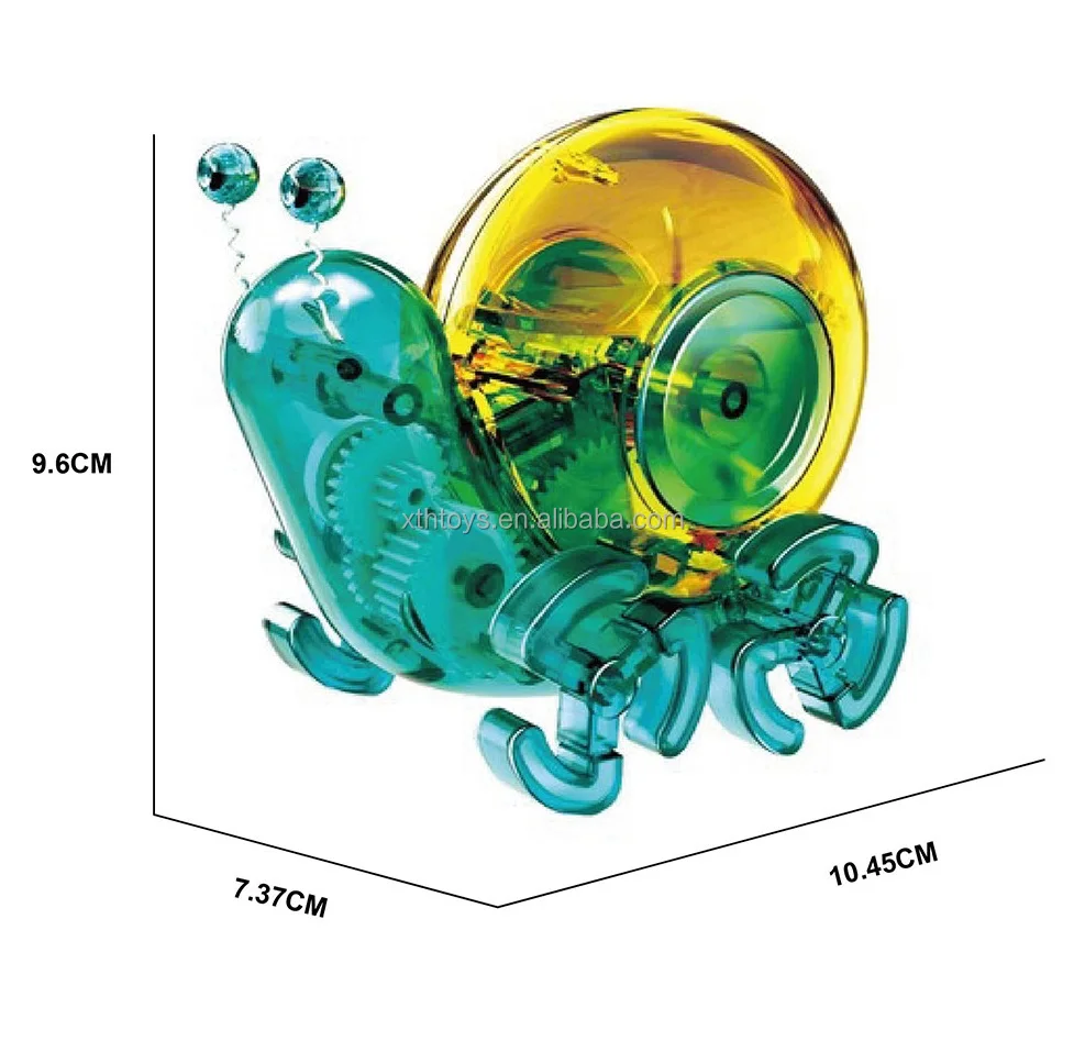 2020 New DIY Solar Snail Walk Cool Stuff Educational Science Anti stress Toy 