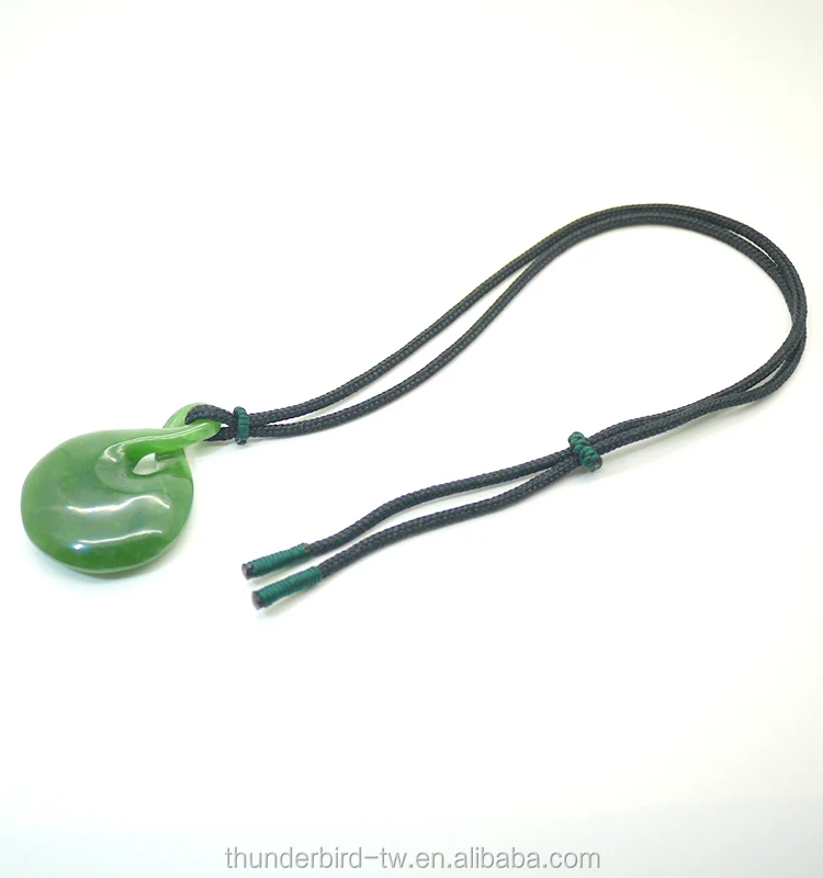 Collana In Giada Nefrite 81stgeneration – Pendente Koru Toki Maori Intagliato A Mano – Verde, 70 Mm - 5