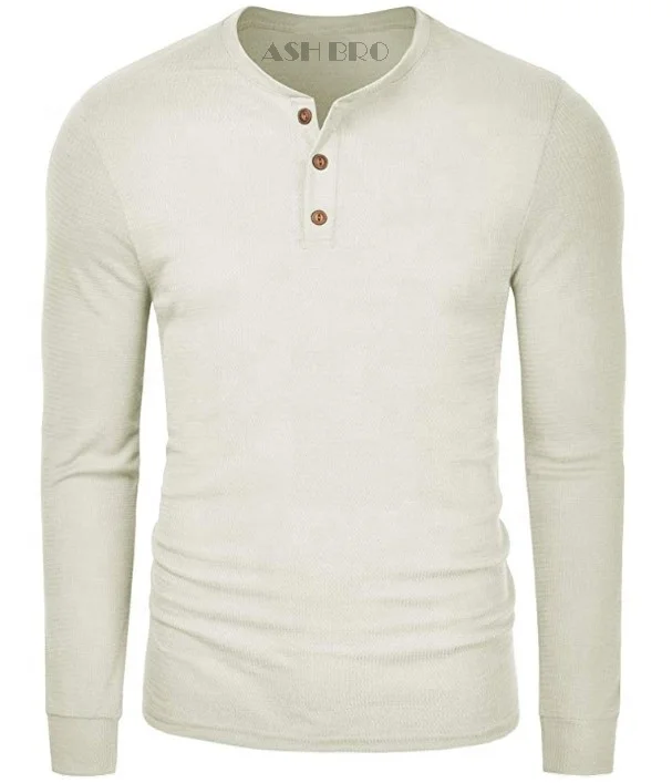 men's shirt with three buttons