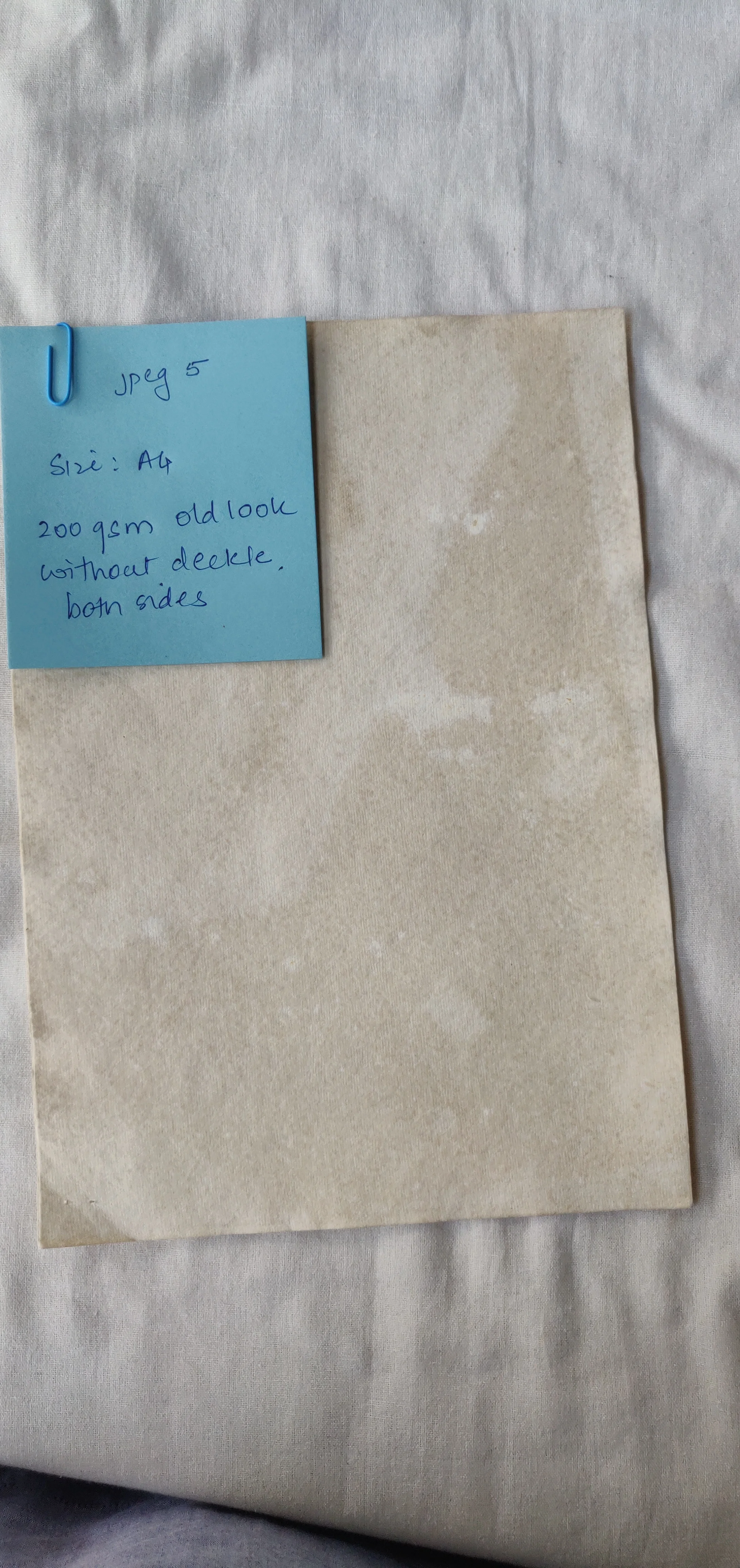 Old Look Paper Letter Writing Paper Sets Made From Deckle Edged Papers With Burnt Edges