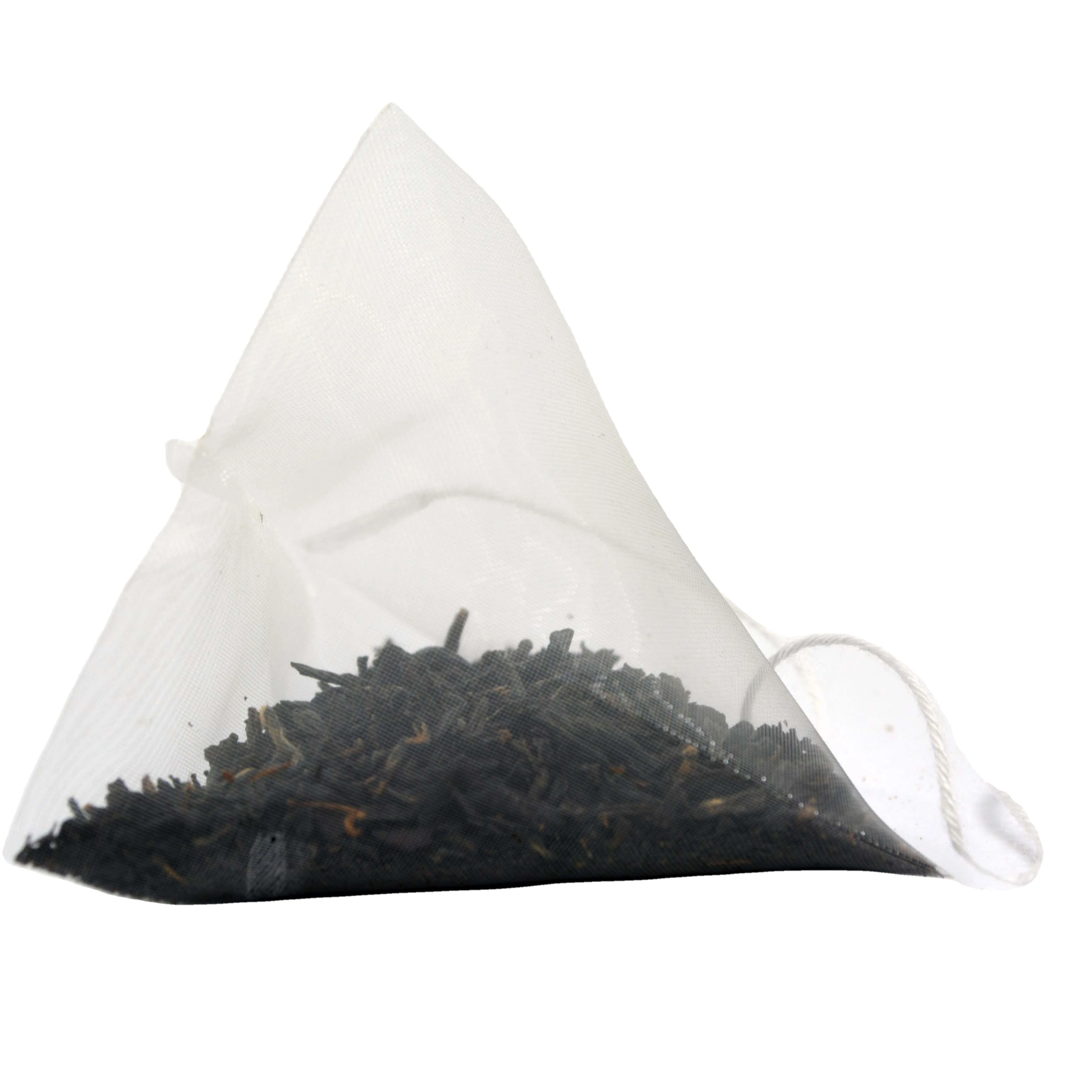 selling taiwan organic sun moon lake black tea pyramid tea bags