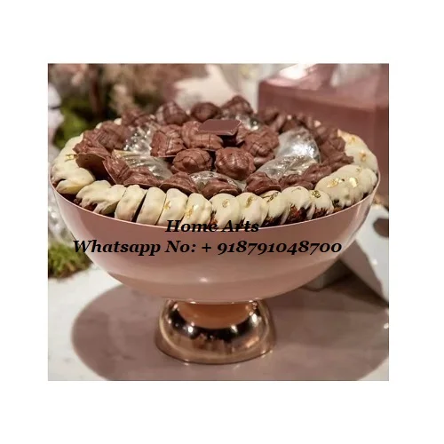 Fantastic Design Round Shape Chocolate Hammered Bowl Round Shape