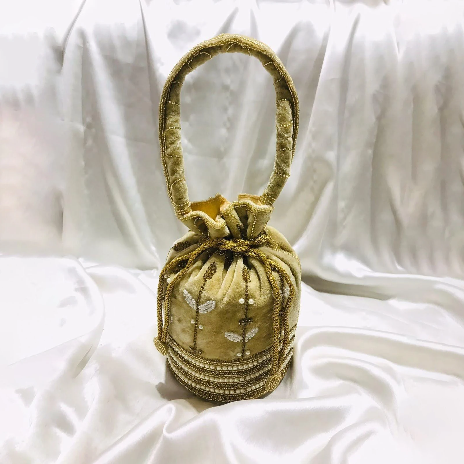 Handcrafted Designer Ladies Bridal Potli Batua Bag Alibaba