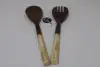 Natural Wood & Bone Inlay