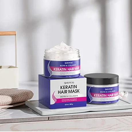 Биотин коллагеновая ороговевшая пленка для волос подходит сухих поврежденных волос. Аргановое масло эффективно ухаживает за ороговевшими волосами