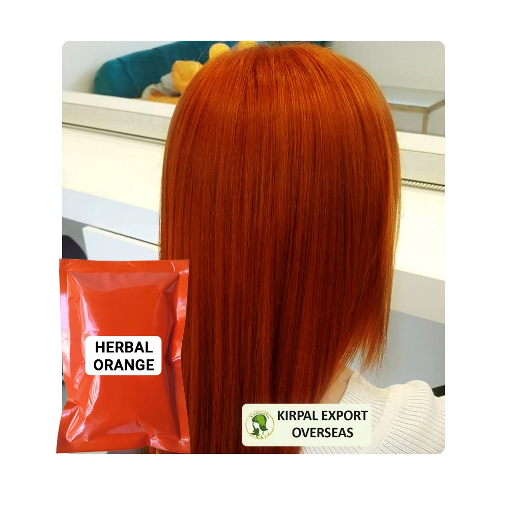 100% Organic Herbal Orange Henna Hair Colour Powder Dye No Ammonia And Ppd  - Buy Organic Henna Orange Hair Colour Organic Hair Color Organic Hair  Color Supplier,100% Herbal Orange Henna Hair Colur