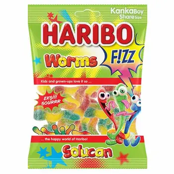 SOFT SWEET CANDY GUMMY FRUIT FLAVORED JELLY CANDY 50GR