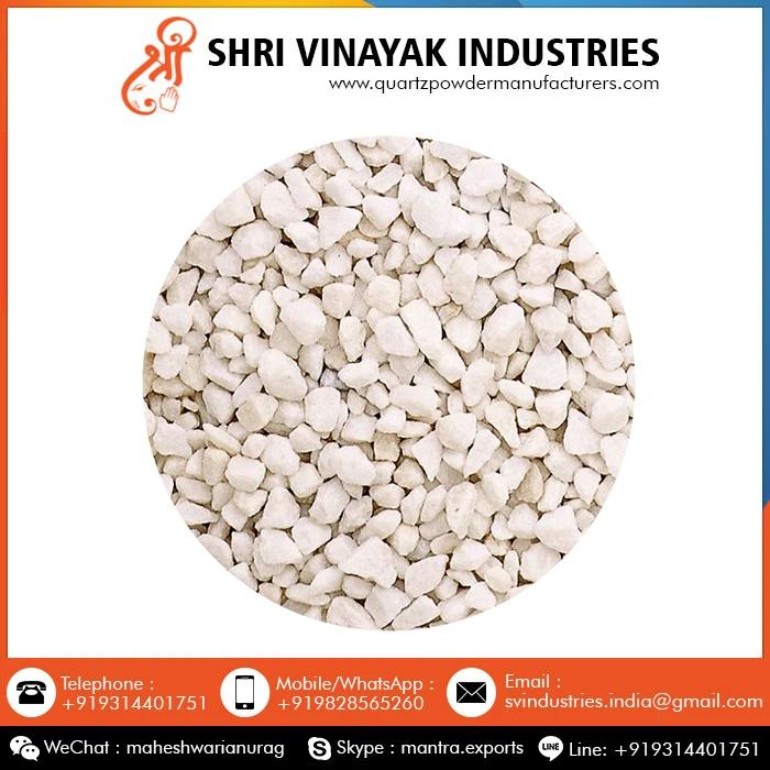 Decorative White Marble Stone Chips at Wholesale