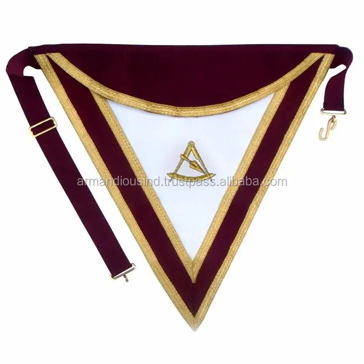 Any Rank Masonic Royal and Select Masters Quality Lambskin Grand Rank Apron 