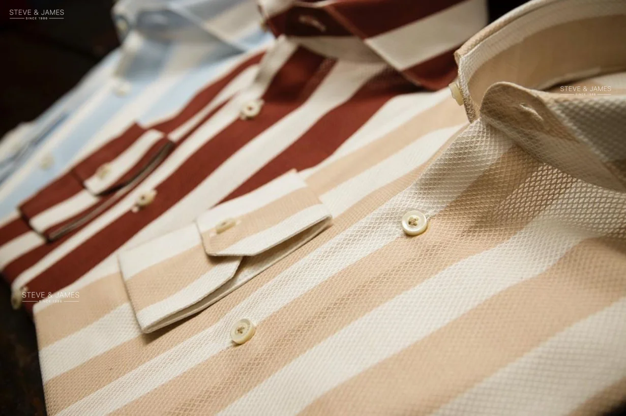 Excellent Design Spring Season 2 Ply Cotton Shirts for Men From Steve& James