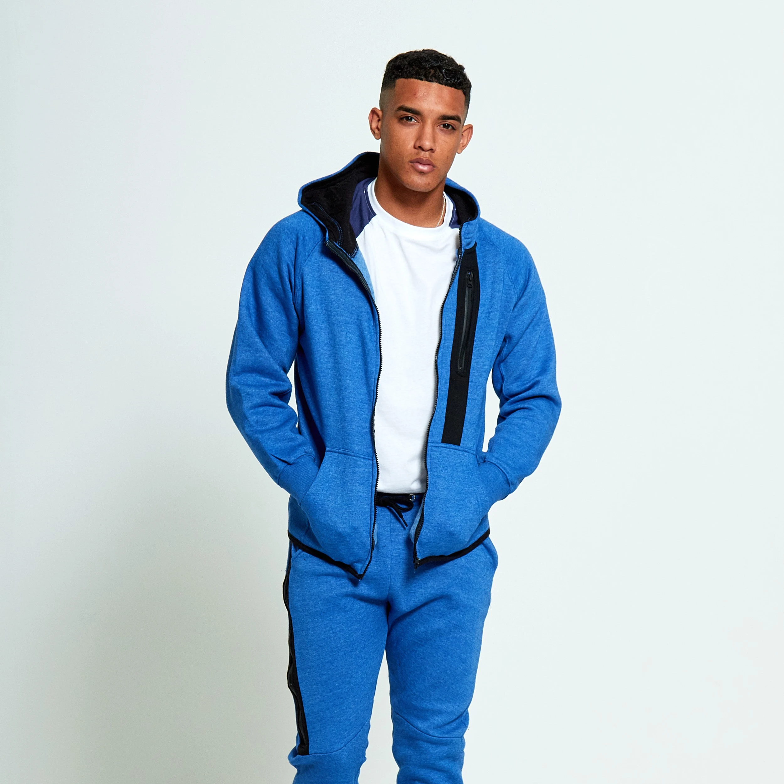 Plain blue tracksuit Clearance