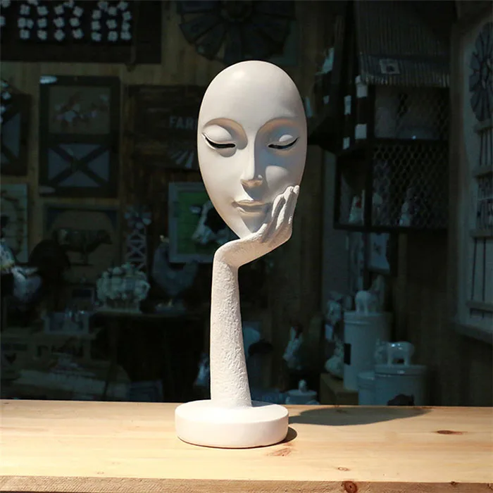 シンプルでクリエイティブなカラフルな女性の顔アート像考える人女性彫刻抽象的なキ Amazon.co.jp: シンプルでクリエイティブなカラフルな女性の顔