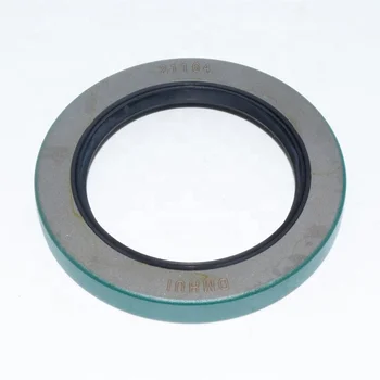 CR Seals 19639 Double Lip Oil Seal - Solid, 1.969 In Shaft 2 835 In Od 0 640 In Width D5 Spl Design Nitrile Rubber Nbr Lip Material