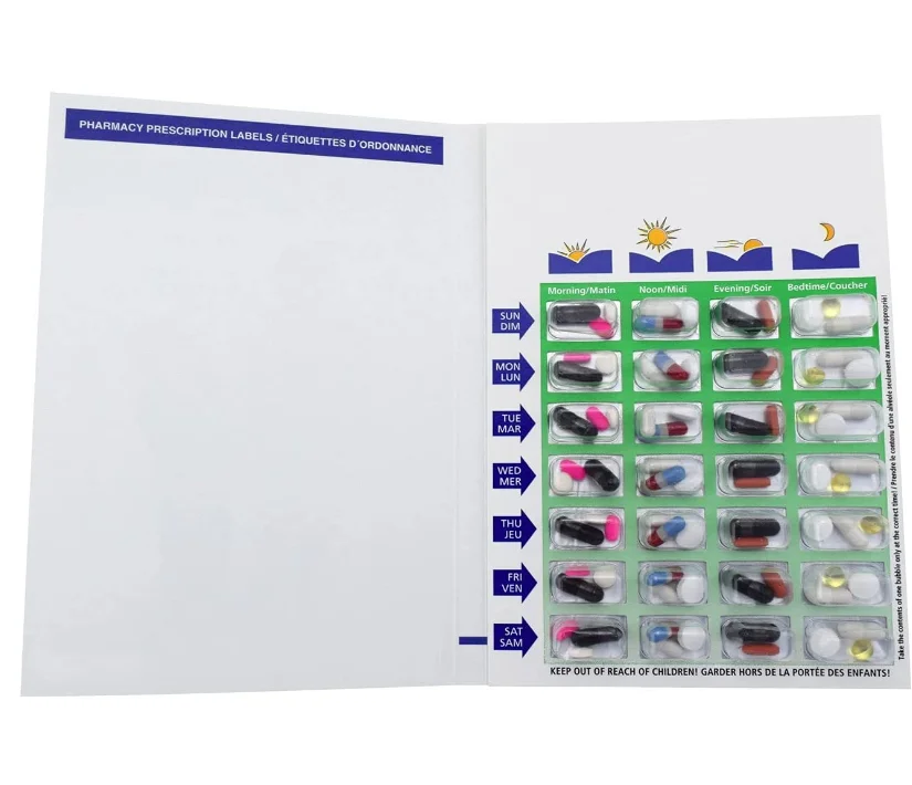 Top Quality Plastic Disposable PET or PVC Blister Card Cardboard Blister