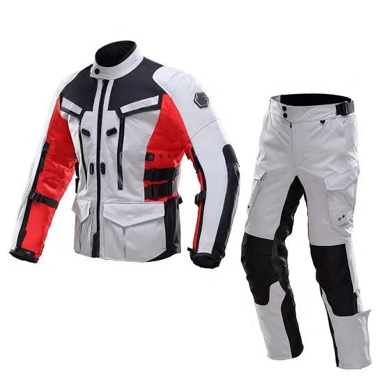 Motorbike Racing Suit Waterproof Motorcycle Codura Jacket Trouser 