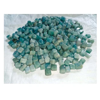 Genuine Aquamarine Smooth Polish Tumble Healing Chakra Gemstone for Meditation