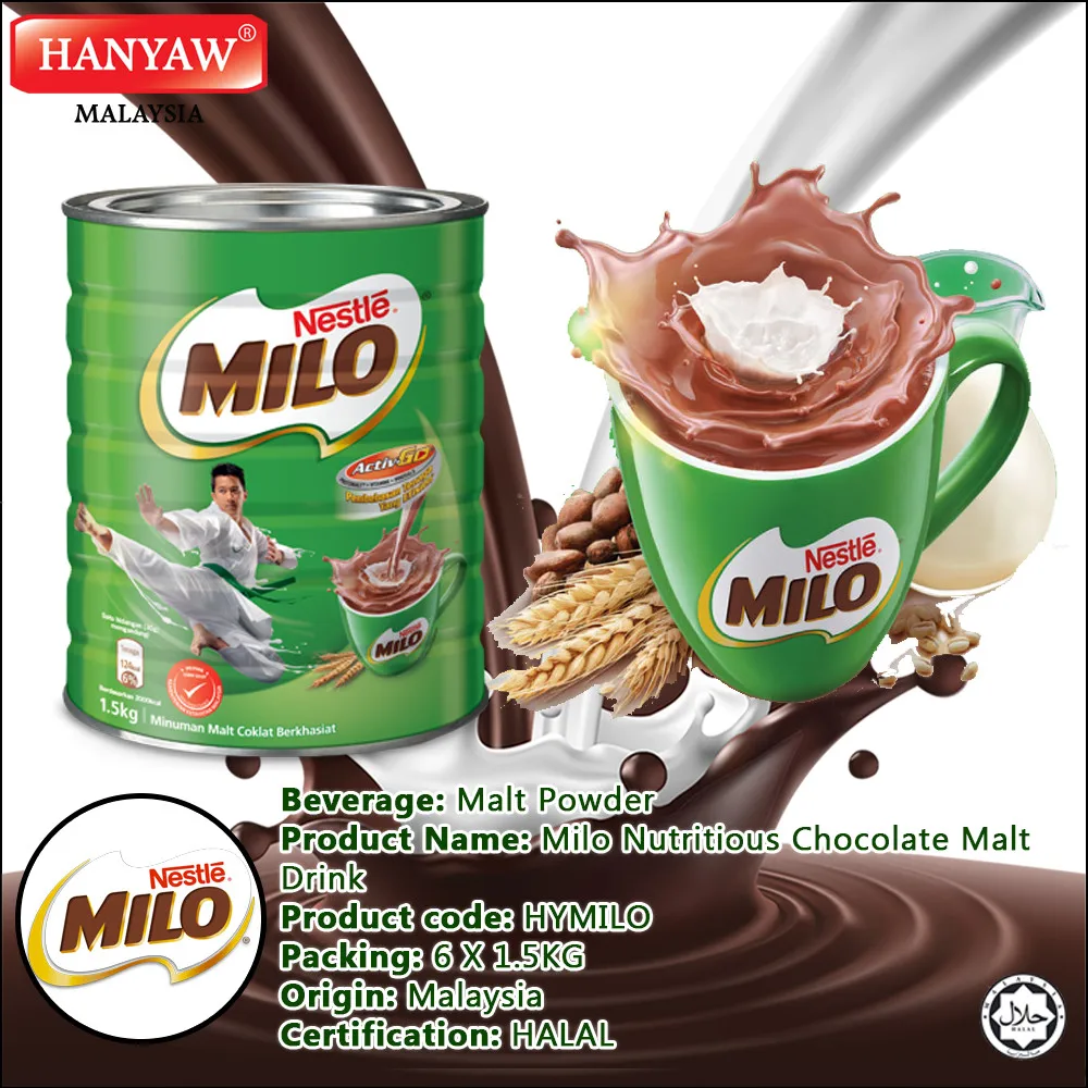 [malaysia] Fast Shipping + Halal Certified Milo Nutritious Chocolate Malt Drink (850g X 12 / Ctn
