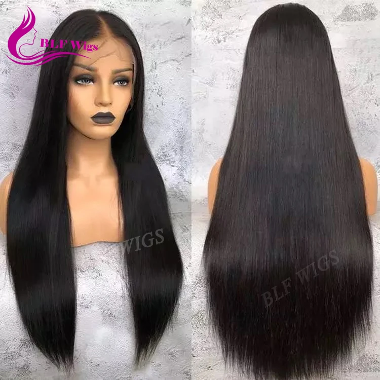 Pre Plucked False Scalp Front Lace Wig, 360 Wigs Human Hair Lace Front,  Straight Human Hair Glueless HD 13x6 Lace Front Wigs
