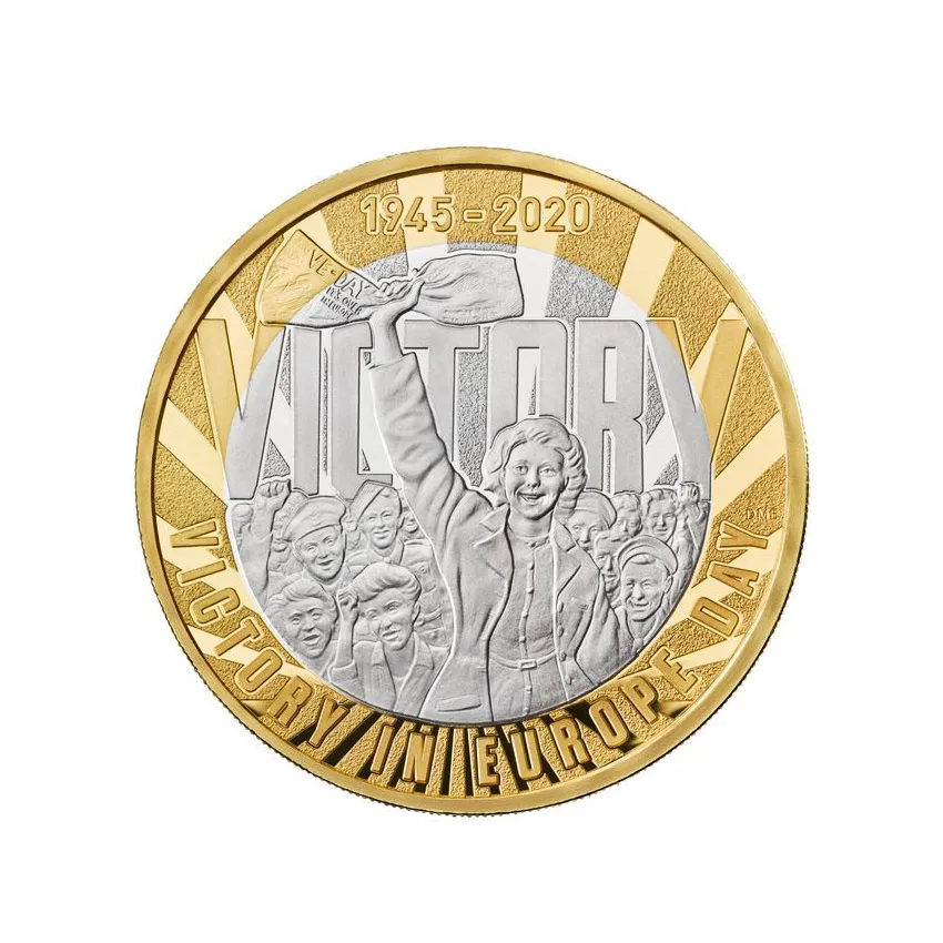 Custom Two Tone Plated Silver and Gold Buddha Commemorative Coin