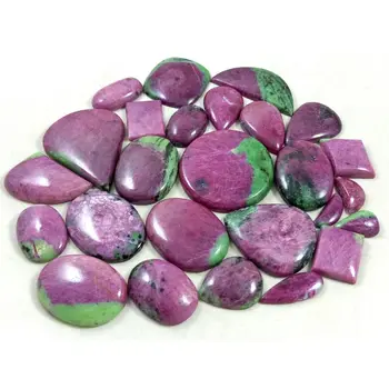 Natural Ruby Zoisite Cabochon Ruby Zoisite for Jewelry Zoisite Cabochon Lot Making Stone Loose Gemstone