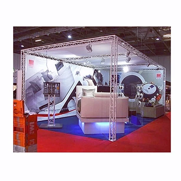 Booth Truss Display /events/mobile Stage Booth Metal Backdrop Stand and Trussing for Decoration Used Church Equipment