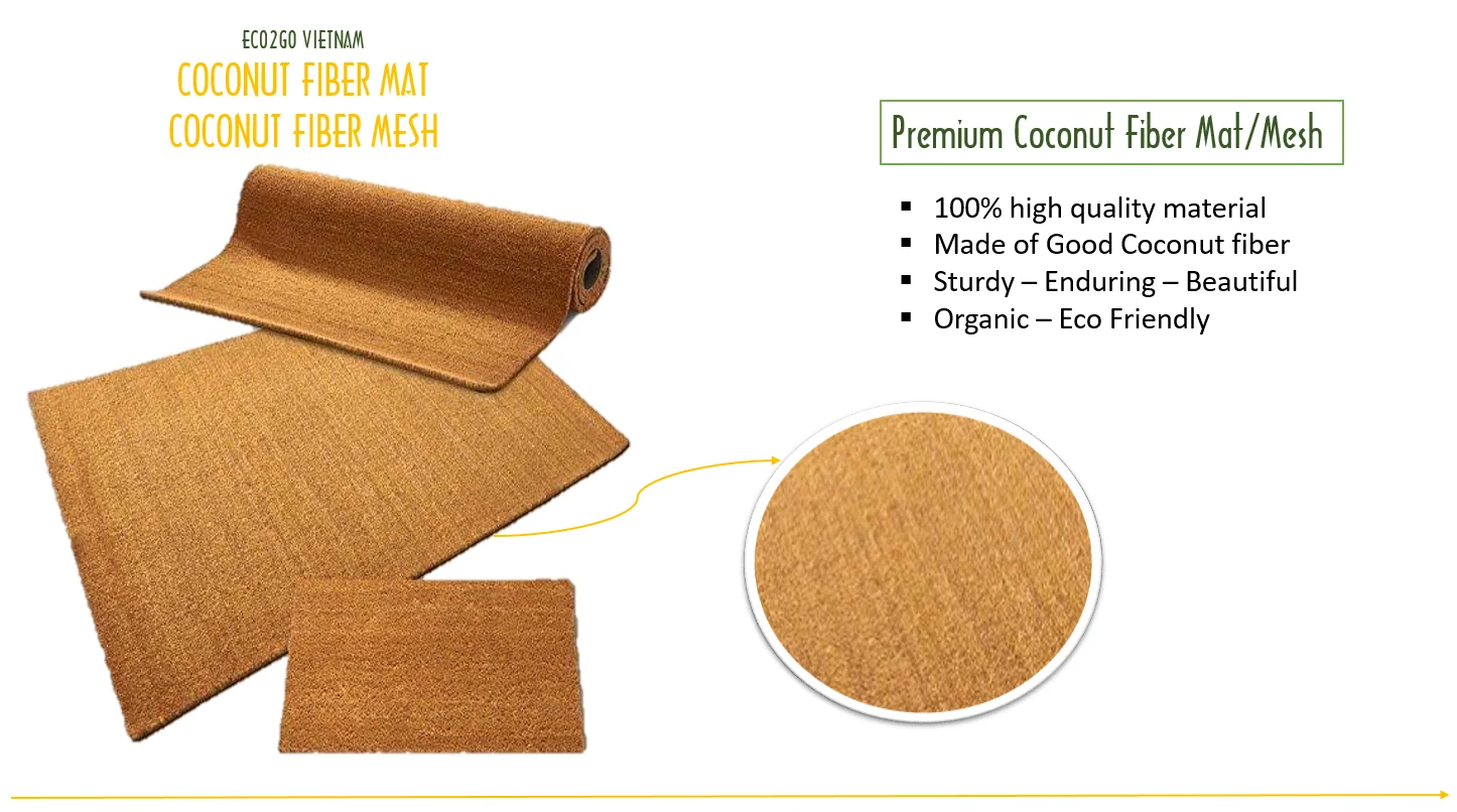Wholesale 2024 Sustainable Coconut Coir Fiber Mat/ Coconut Fiber