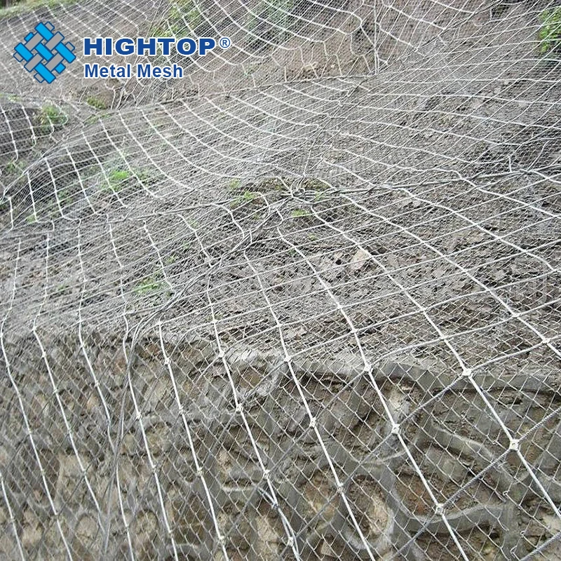 Landslide Protection Flexible Stainless Steel Wire Rope Cable Mesh Safety Net