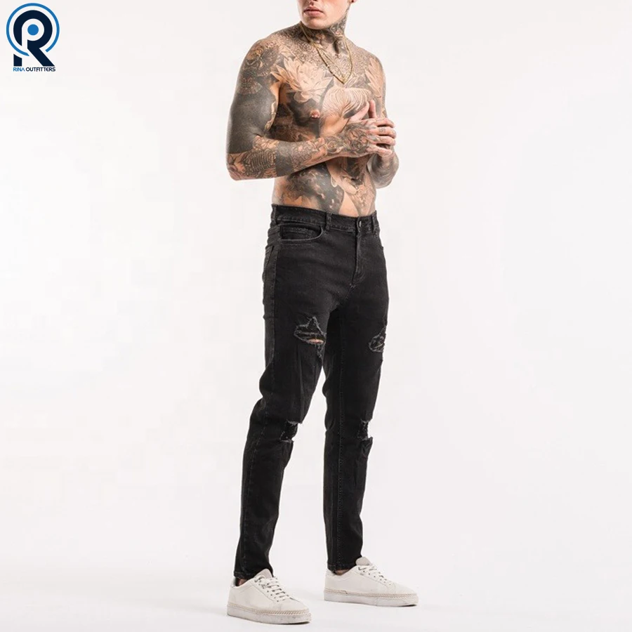 Jeans personnalisés pour hommes Pantalons confortables pour hommes Jean droit en denim de haute qualité pour hommes_voghion.com