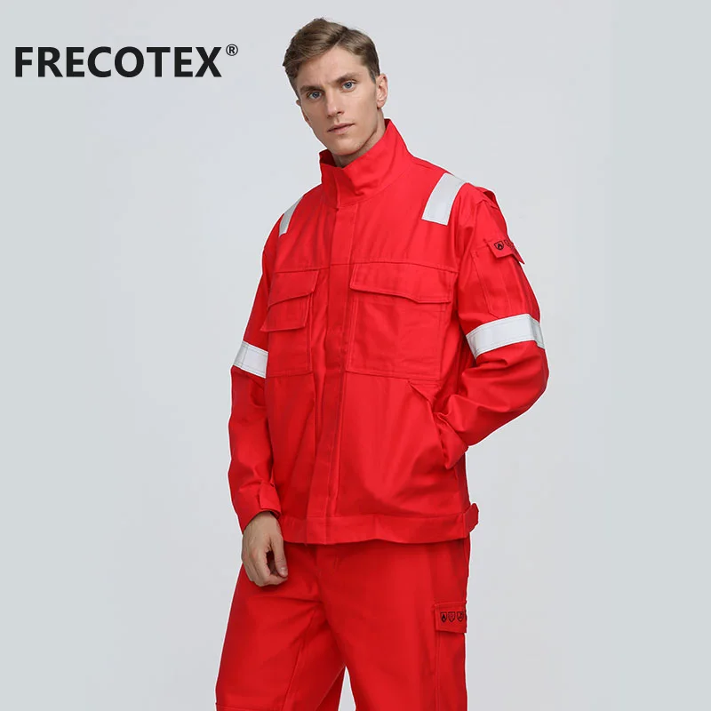 FRECOTEX FR Flame Retardant Welding Protection Clothing Fireproof Flame Resistant Jacket Companies