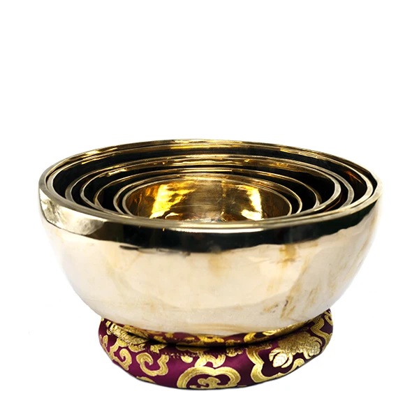 100 Natural Handmade 7 Chakra Singing Bowl Set Bowl For Healing