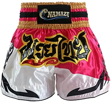 NAMAZU Muay Thai Shorts for Men and Women High Grade MMA Gym Boxing Kickboxing Shorts. 