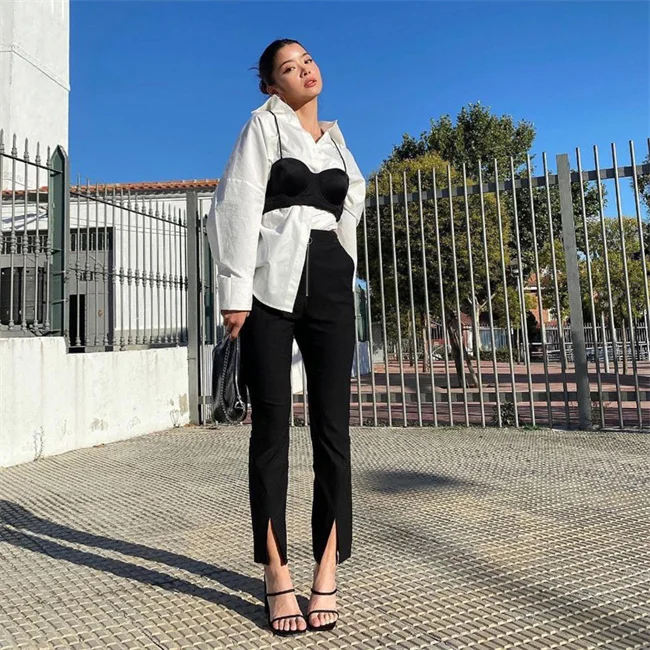 Buy Satin Tailored Trousers Pants,Warm 