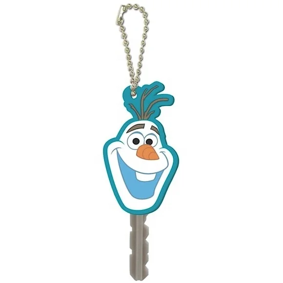 Free Sample Factory Custom Cartoon Plastic Pvc Rubber Silicone Car Key Cover Door Key Ring Cap Custom Silicon Key Cover