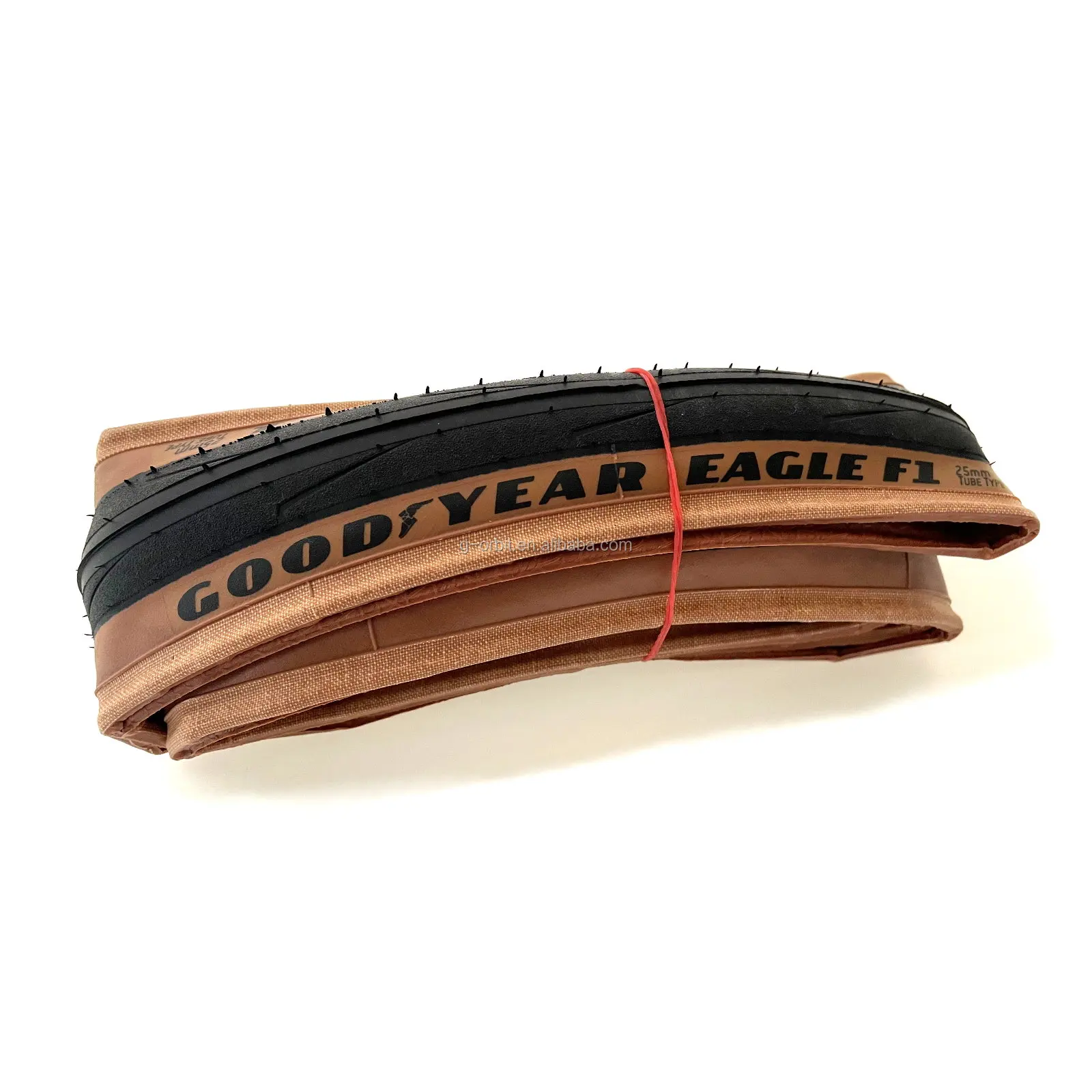 GoodYear Eagle F1 700x25c Road Tube-Type Foldable Clincher Tyre  Black/Skinwall