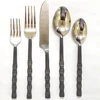 Silver & Rustic Black