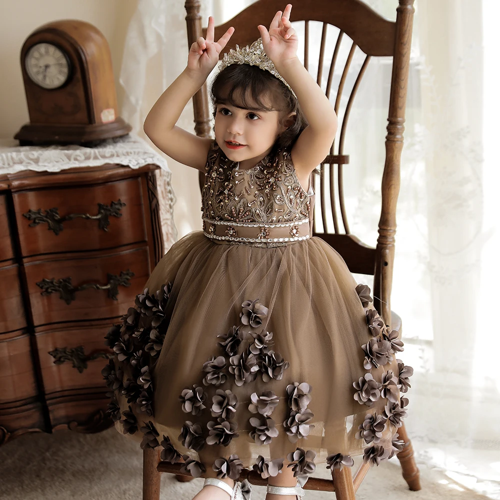 Robe Bébé Fille Robe Fillette Turque Robe De Princesse En Dentelle