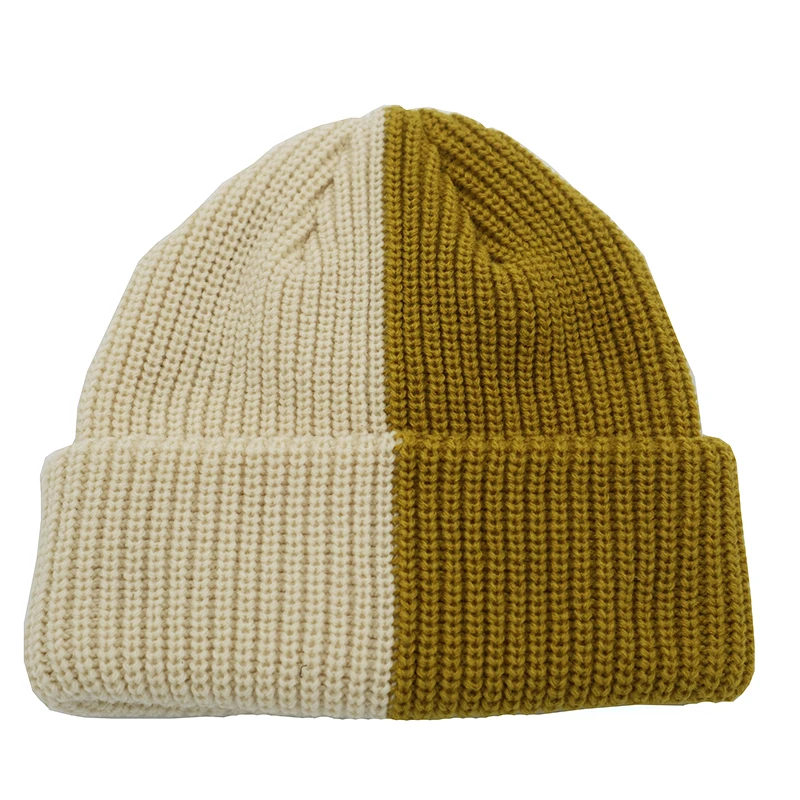 Winter Knit Skull Casual Beanie Cap 