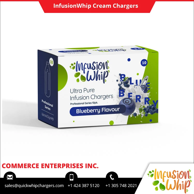 Черничный вкус InfusionWhip кремовые зарядные устройства для оптовых